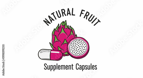 Dragon fruit capsule supplement