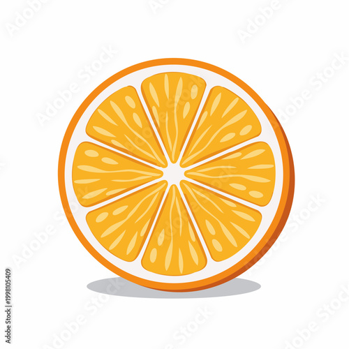 Slice of Orange Fruit