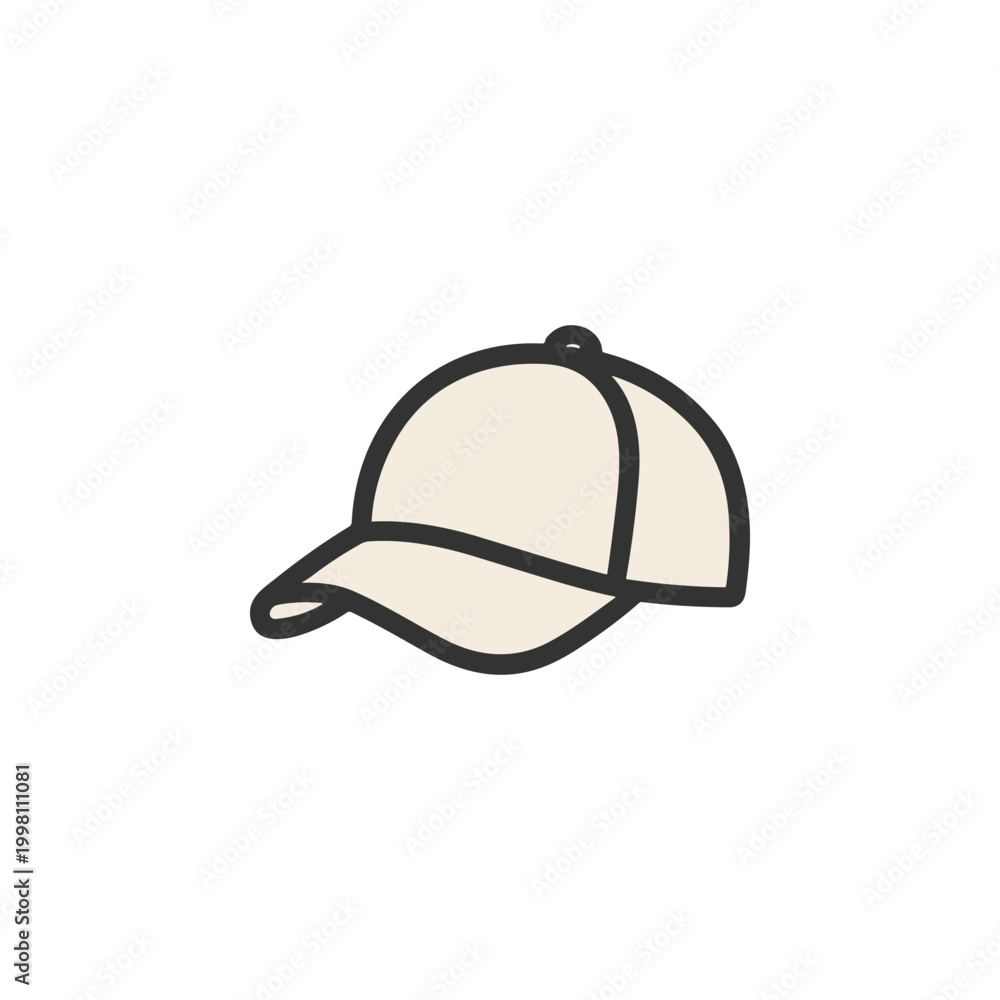 Fototapeta premium Baseball Cap Icon