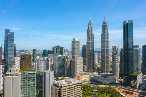 Photography Landscape of Kuala Lumpur city skyline