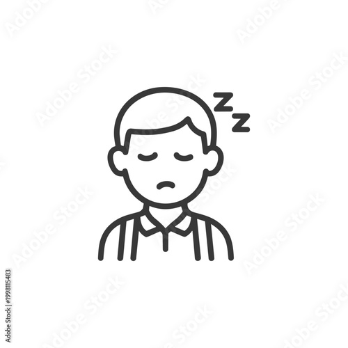 Sleeping Person Icon