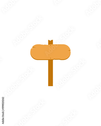 A rustic wooden signpost stands ready to guide travelers on their journey, a symbol of direction and exploration