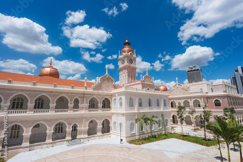 Canvas Print The iconic Sultan Abdul Samad Building, one of Kuala Lumpur’s most recognisable