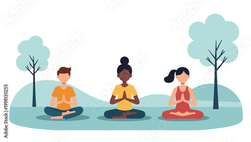 A calming and simplistic illustration of a sailboat. Ideal for conveying themes of freedom, adventure, or peaceful journeys in marketing and website d