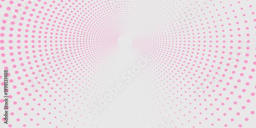 A mesmerizing illustration that captures the essence of a light pink circular pattern, creating a sense of depth and focus, offering a visually captivating experience. 