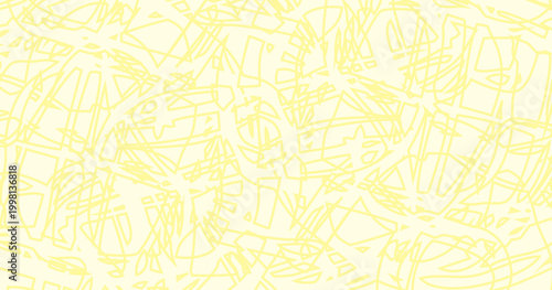 Abstract yellow random shapes background