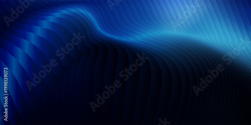 White to blue glass gradient with transparent light refractions and prismatic ripples on a dark background. Smooth texture, soft gloss, and geometric shapes highlight a tech-inspired cyber design.