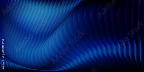 White to blue glass gradient with transparent light refractions and prismatic ripples on a dark background. Smooth texture, soft gloss, and geometric shapes highlight a tech-inspired cyber design.