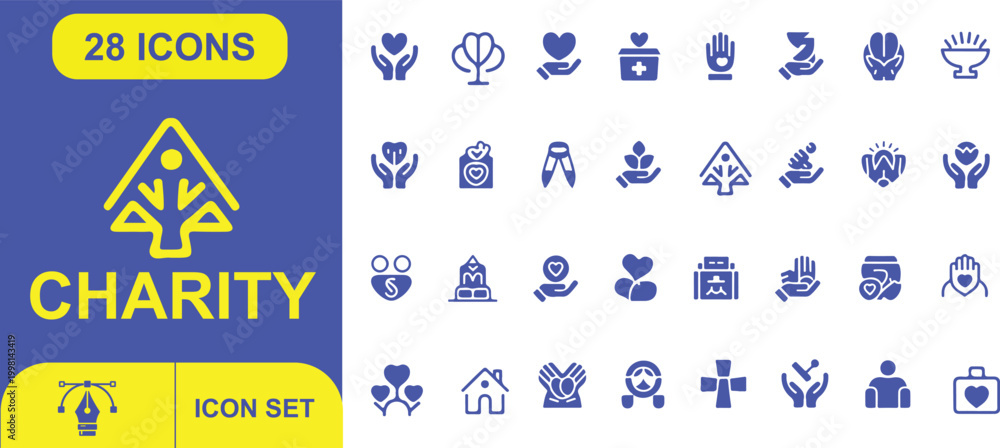 Fototapeta premium A collection of abstract blue and white line icons featuring a set of vector symbols and professional design elements for a business web logo illustration