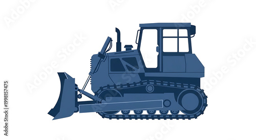 Blue toy dump truck with yellow wheels and black ladder, isolated vehicle