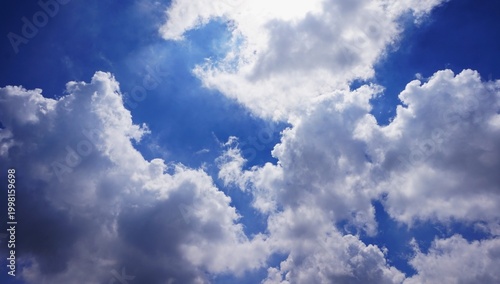 cloudy afternoon sky with black and clumpy clouds, beautiful and natural
