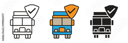 Cargo Ship with Clock Icon Vector. International freight ship icon paired with a clock symbol to represent maritime logistics scheduling, transit times, and delivery deadlines.