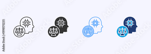 Ai Ethics Icon Set Multistyle Various Collection Element For Design