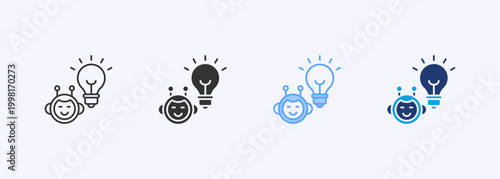 Explainable Ai Icon Set Multistyle Various Collection Element For Design