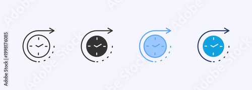 Future Icon Set Multistyle Various Collection Element For Design