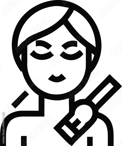 Woman receiving light therapy for skin treatment using a handheld device