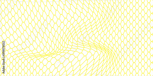 Mesh texture for fishing nets gold color gradient. Seamless pattern for sportswear or soccer goal, volleyball net, basketball hoop