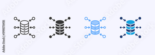 Middleware Icon Set Multistyle Various Collection Element For Design