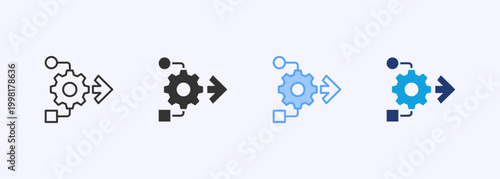 Unify Icon Set Multistyle Various Collection Element For Design