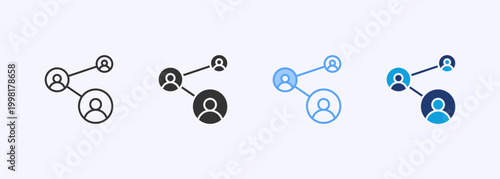 Connect Icon Set Multistyle Various Collection Element For Design