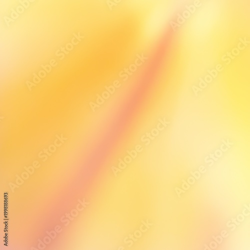 Bright Morning Sunshine Yellow Gradient with Soft Pink Streak Abstract Background