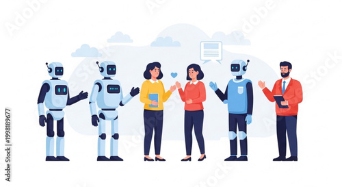 Human-Robot Synergy Illustrating the Evolving Relationship Between People and Artificial Intelligence in Collaborative Work Settings and Business Environments