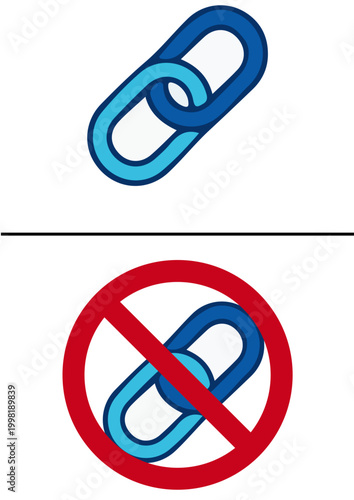 THE LOGO AND VACTER OF (Blockchain)AND(NOTBlockchain)