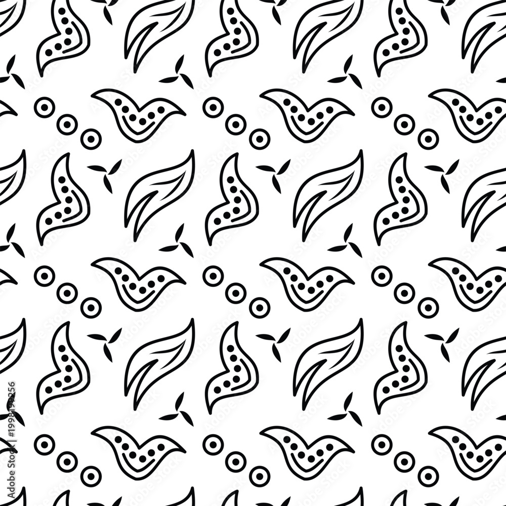 Naklejka premium Repeatable textile pattern Usable for fabric