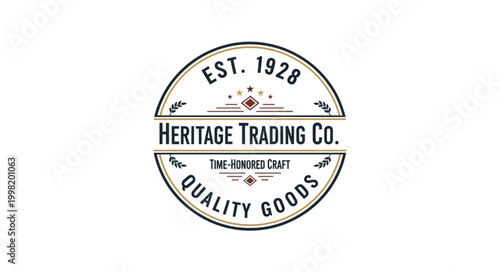 Heritage Trading Co. Quality Goods Est. 1928 Emblem.