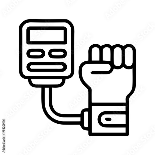 Blood Pressure Monitor Icon