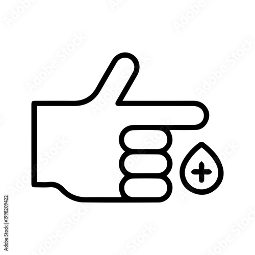 Blood Sugar Test Icon