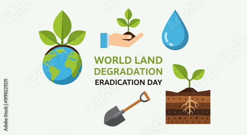 World Land Degradation Eradication Day awareness campaign.