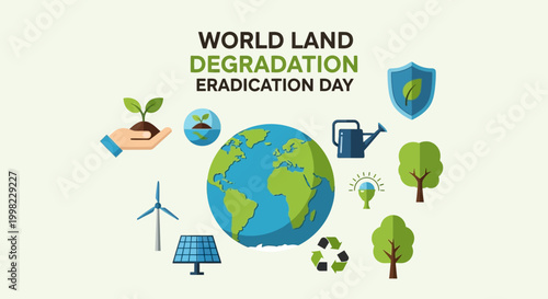 World Land Degradation Eradication Day awareness campaign.