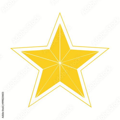Golden Star Icon