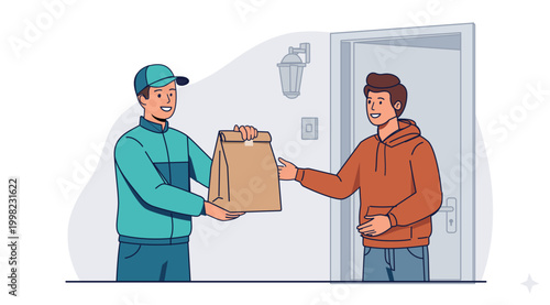 contactless food delivery