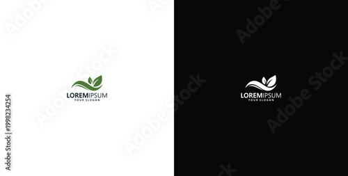 wave and palm tree logo vector design