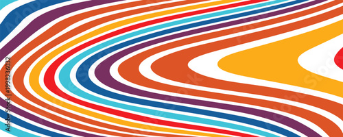 Colorful striped background. Vector illustration