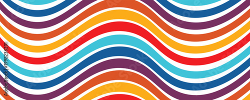 Colorful striped background. Vector illustration