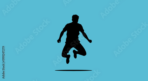 Man kicks football high in air during outdoor sports event freely