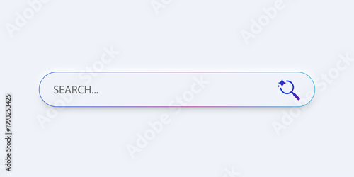Photos Search Bar UI – Modern Rounded Input Field and Search Interface