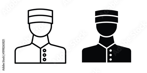 Porter icon, symbols pack for UI designs.