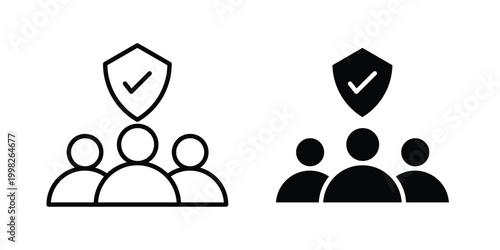 Public Safety Icon, symbols pack for UI designs.