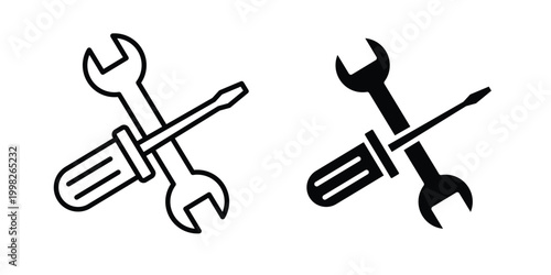 Repair icon, symbols pack for UI designs.