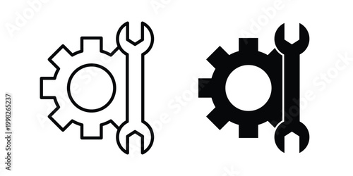 Repair icon, symbols pack for UI designs.