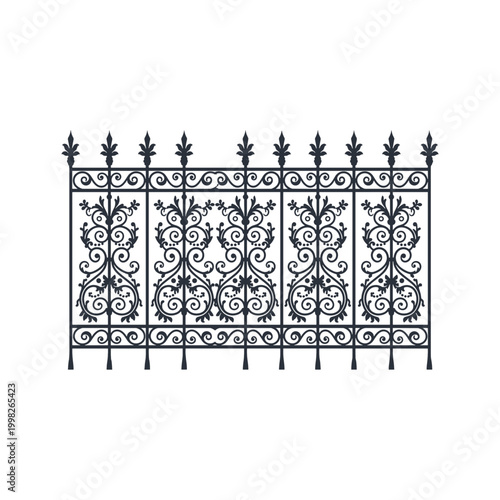 wrought iron gate