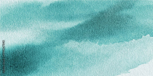 Abstract watercolor strokes in shades of aqua and teal, evoking a sense of tranquility and artistic expression, suitable for a backdrop.