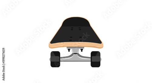 Skateboarding enthusiasts go for a thrilling ride on a sunny day with their board