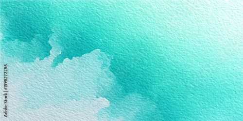 A serene watercolor background of soft, blended hues of turquoise, evoking feelings of peace and tranquility. 