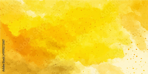 An artistic abstract painting which shows the vibrancy of watercolor art, with yellow shades. A harmonious dance of colors unfolds, inviting viewers into a world of creativity and inspiration.