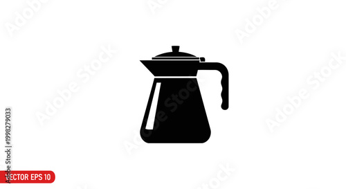 Stylish coffee maker kitchen appliance.